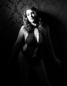 black and white boudoir photography by only boudoir